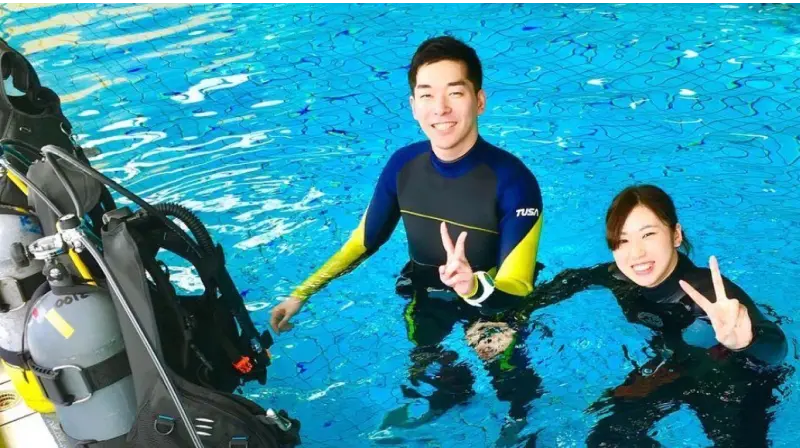 ダイビングの様子