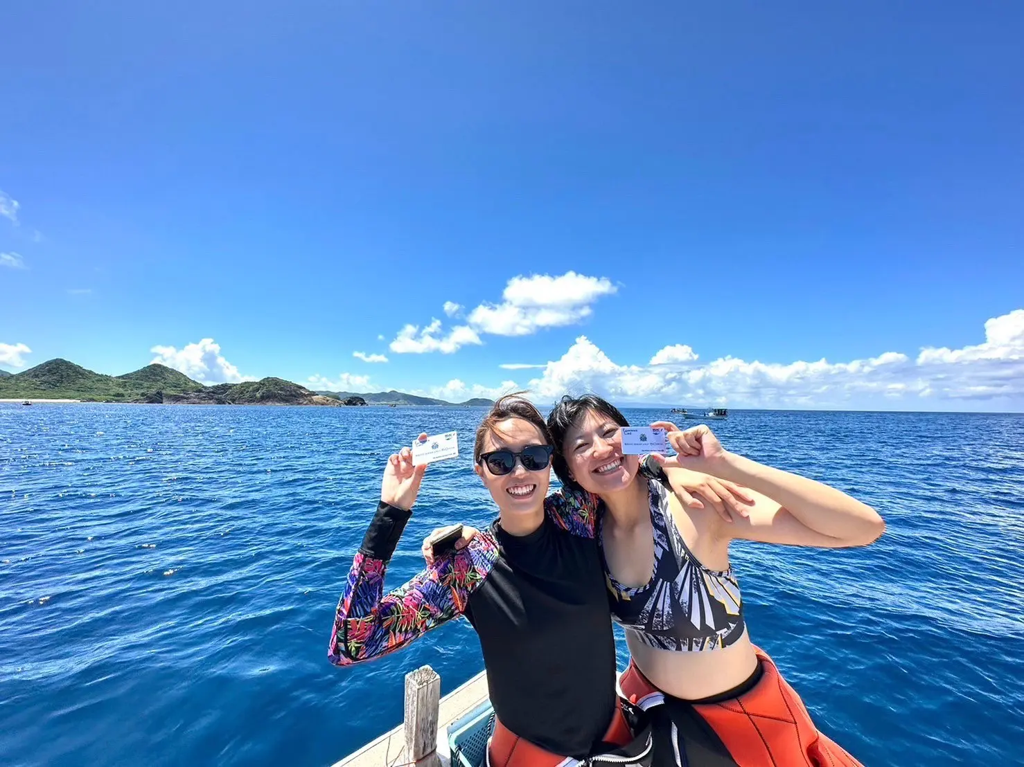 ダイビング講習の様子