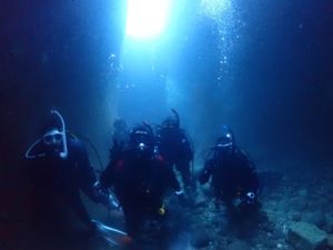 生誕祭後のダイビング