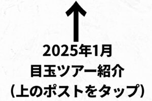 ↑　2025年ツアー情報（タップ不要）