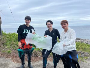【大瀬崎ダイビング】1人参加も安心！仲間と楽しむビーチクリーン