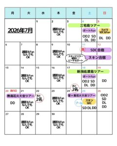2026年7月ツアースケジュール
